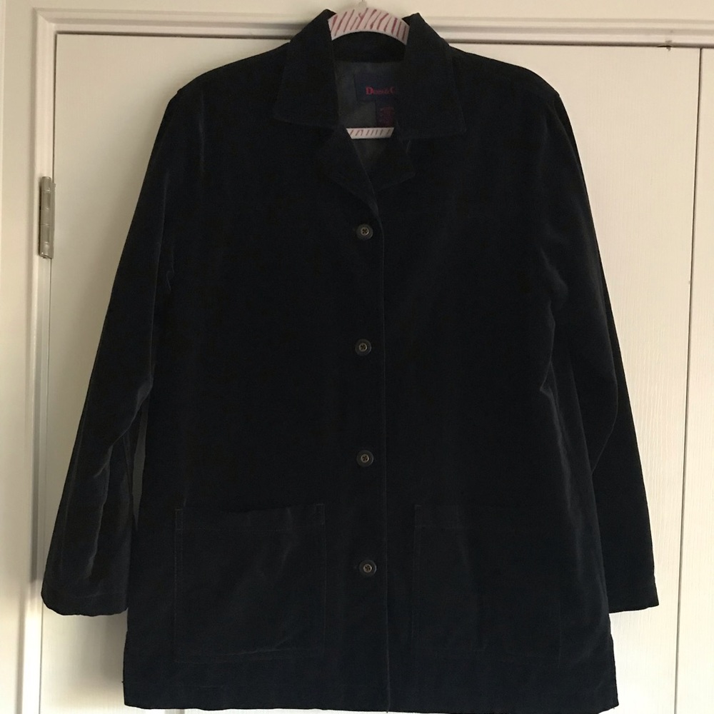 Denim & Co Velvet Jacket